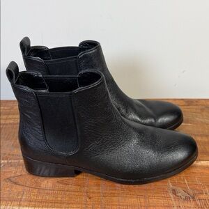 Cole Haan Sleek Black Ankle Boots, Womens 8.5